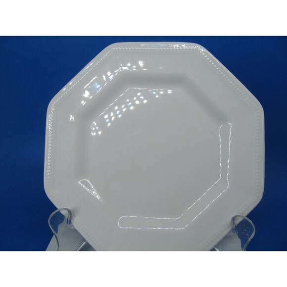 Johnson Brothers Heritage White Octagon Set Of 3 Bread Plates And 3 Saucers - Picture 9 of 14